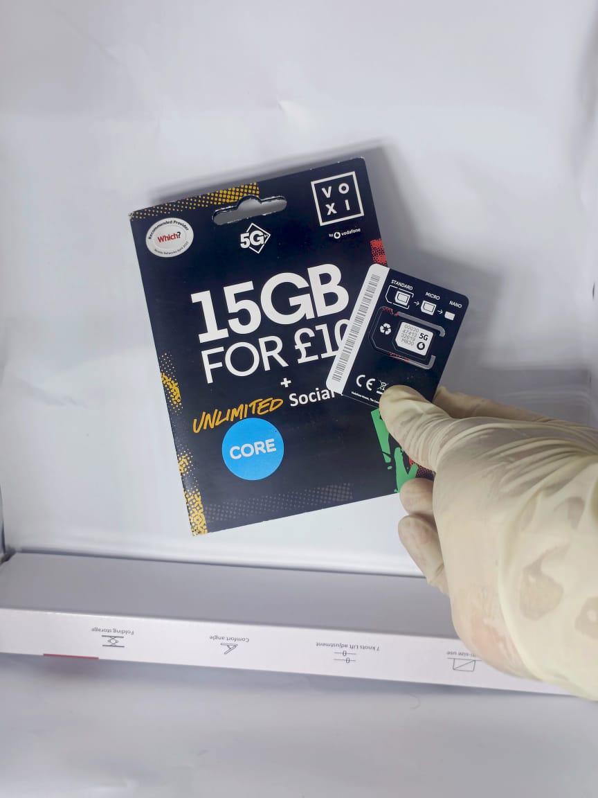 Giffgaff 20GB SIM Card with £5 Bonus Credit
