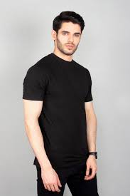 Men's Casual Navy Blue T-Shirt with Chest Pocket
