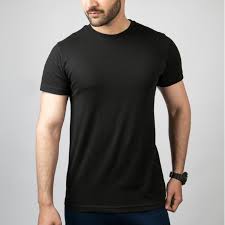 Men's Casual Navy Blue T-Shirt with Chest Pocket